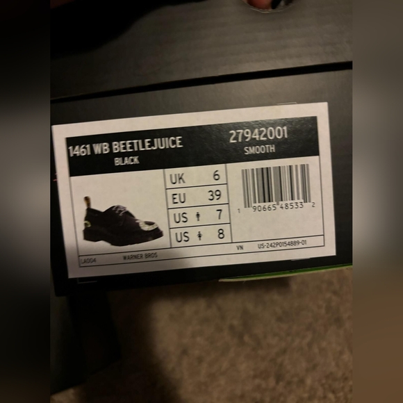 Limited Edition Beetlejuice 1461 Dr Martens - Picture 9 of 10